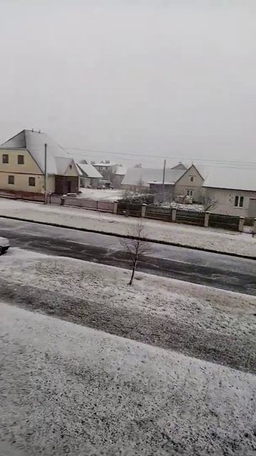 А у нас снежок пошёл)❤️И я заболела💔 смотреть онлайн