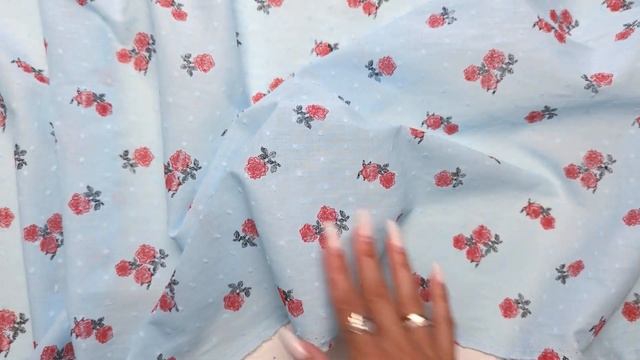 Котон крапки. Відеоогляд тканини смотреть онлайн