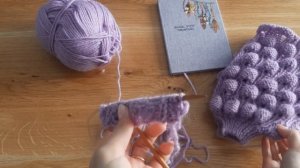 Узор Малинки спицами для кардигана