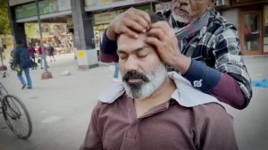 Лучший космический массаж, потрясающий массаж головы с 50-летним опытом от старика Харриса Барбера