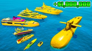 УГНАЛ РОСКОШНЫЕ ЗОЛОТЫЕ ЯХТЫ В ГТА 5 ОНЛАЙН! (GTA 5 ONLINE)