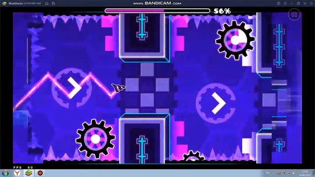 Geometry Dash - Level 17: прохождение Blast processing (без монет) смотреть онлайн