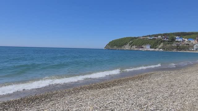 Новомихайловский чистое море и пляж 🏖️ 👍на перевале ✌️ смотреть онлайн
