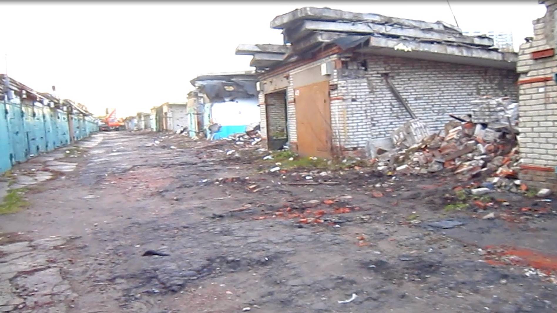 2020 год, снос гаражей на 2-й улице Марьиной Рощи смотреть онлайн