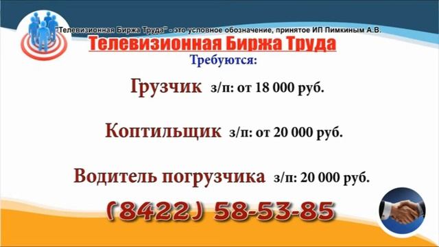 12 03 20 РАБОТА В УЛЬЯНОВСКЕ Телевизионная Биржа Труда 2