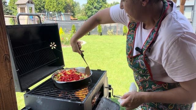 Готовлю лагман по другому в казане на мангале от начала и до конца