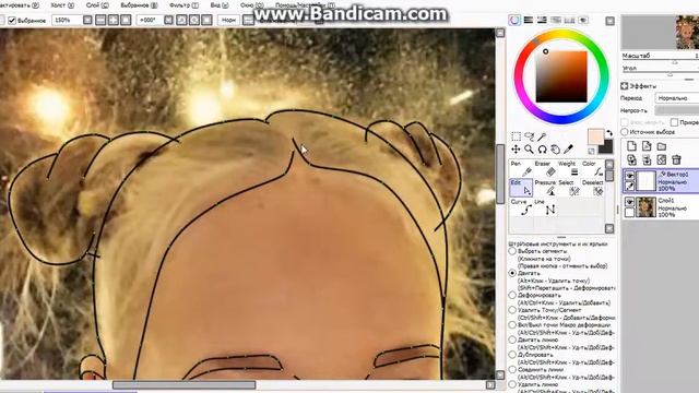Paint to sai Как рисовать цветной арт смотреть онлайн