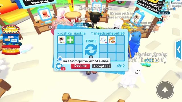 ТРЕЙДЫ НА НЕОН ТЕЛЁНКА В АДОПТ МИ! TRADING NEON COW CALF! | ROBLOX ADOPT ME Kroshka_Nastia смотреть онлайн