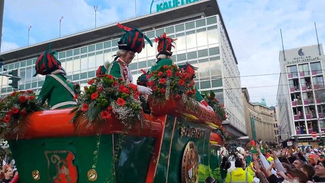 Köln Karneval 2024. Карнавал в Кёльне. Rosen Montag