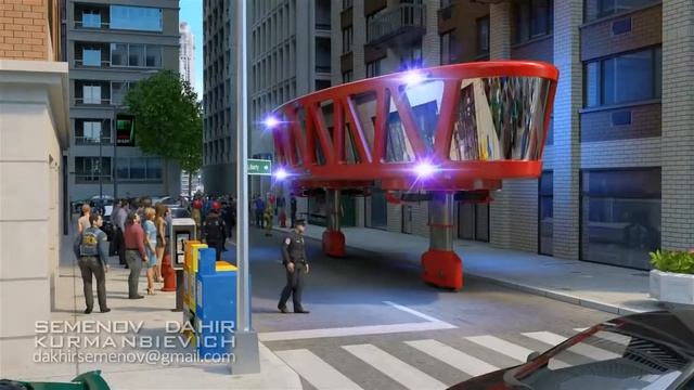 Машины будущего, пожарная машина Fire truck of the future смотреть онлайн