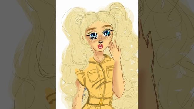 Рисую КУКЛУ в СВОЕМ СТИЛЕ! Rainbow High смотреть онлайн