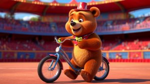 Цирк и веселый клоун. детский мультик и веселая песенка для малышей