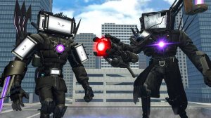 НОВАЯ ТИТАН TW WOMAN ПРОТИВ ТИТАНА TW MAN. СКИБИДИ ТУАЛЕТЫ В ГАРРИС МОДЕ