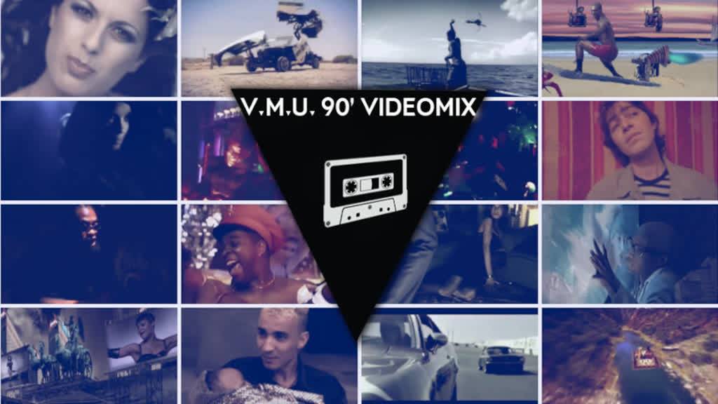 V.M.U. 90` Videomix vol.4 Записи с музыкальными клипами с видеомагнитофона VHS Середина 90-х