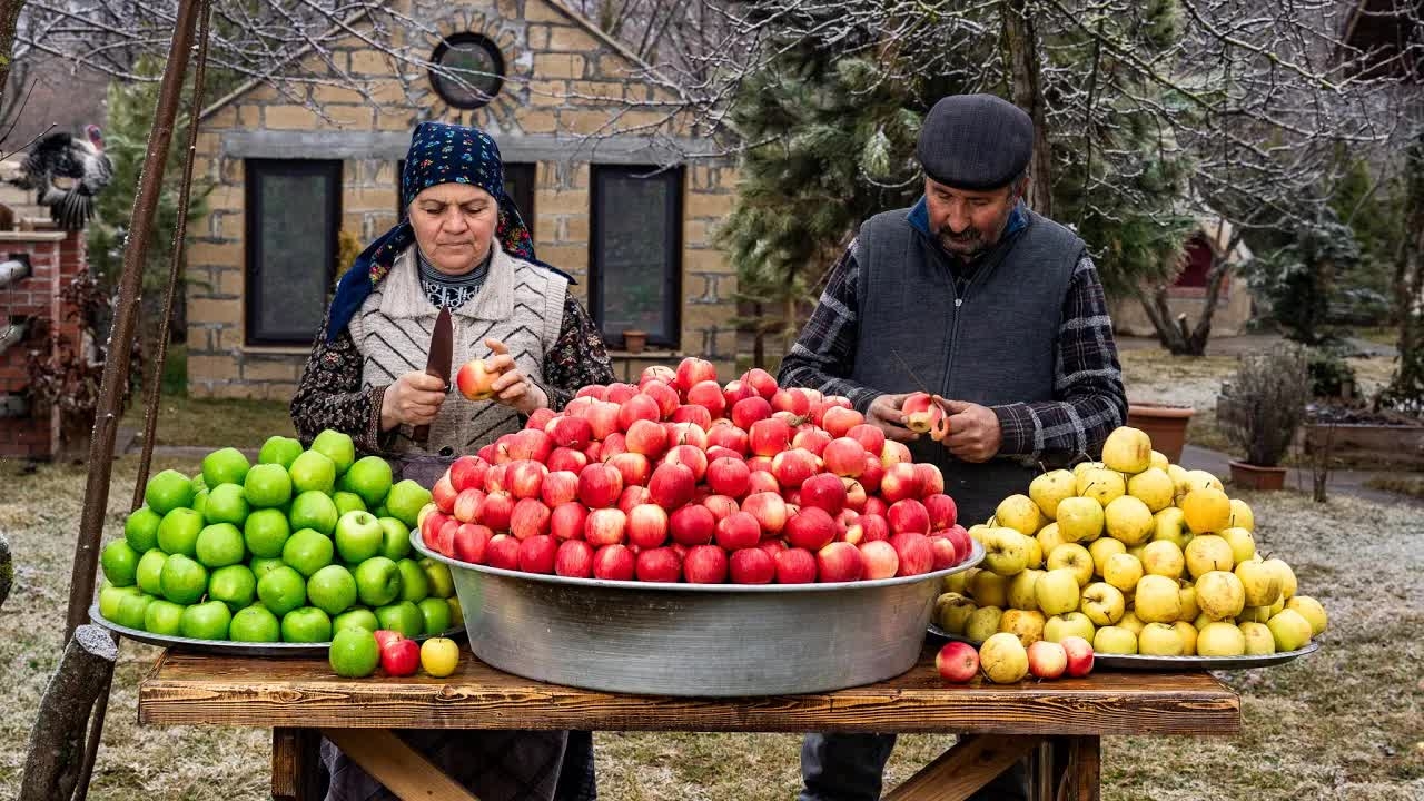 🍎🍏Домашний Яблочный Пирог из Свежих Яблок смотреть онлайн