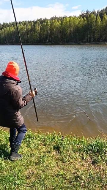 Рыбалка ЛОВЛЮ КАРПА НА ОЗЕРЕ КАЛИНИН