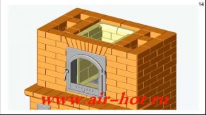 Печь-камин с хлебной камерой