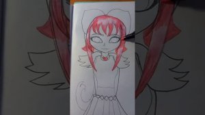 Я нарисовала Мелоди из Бравл Старс (drawing Melodie Brawl Stars)