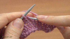 Способы прибавления петель Урок 8 способ 4 из 14 Вяжем спицами