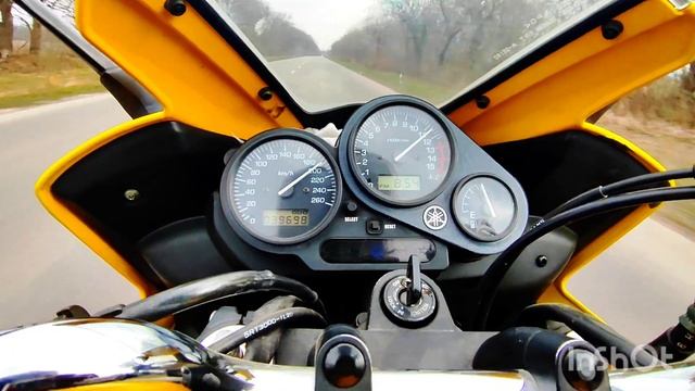 Top Speed- Yamaha FZ6S 2003,, Yamaha Fazer 600.Ямаха Фз-6с- максимальная скорость.