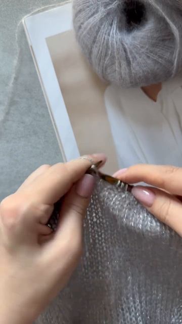 Вязаный свитер реглан погон, свитер спицами из мохера смотреть онлайн