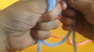 Способ  соединить два цвета в вязании