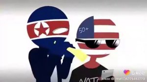 Прикольная анимация про людей флагов