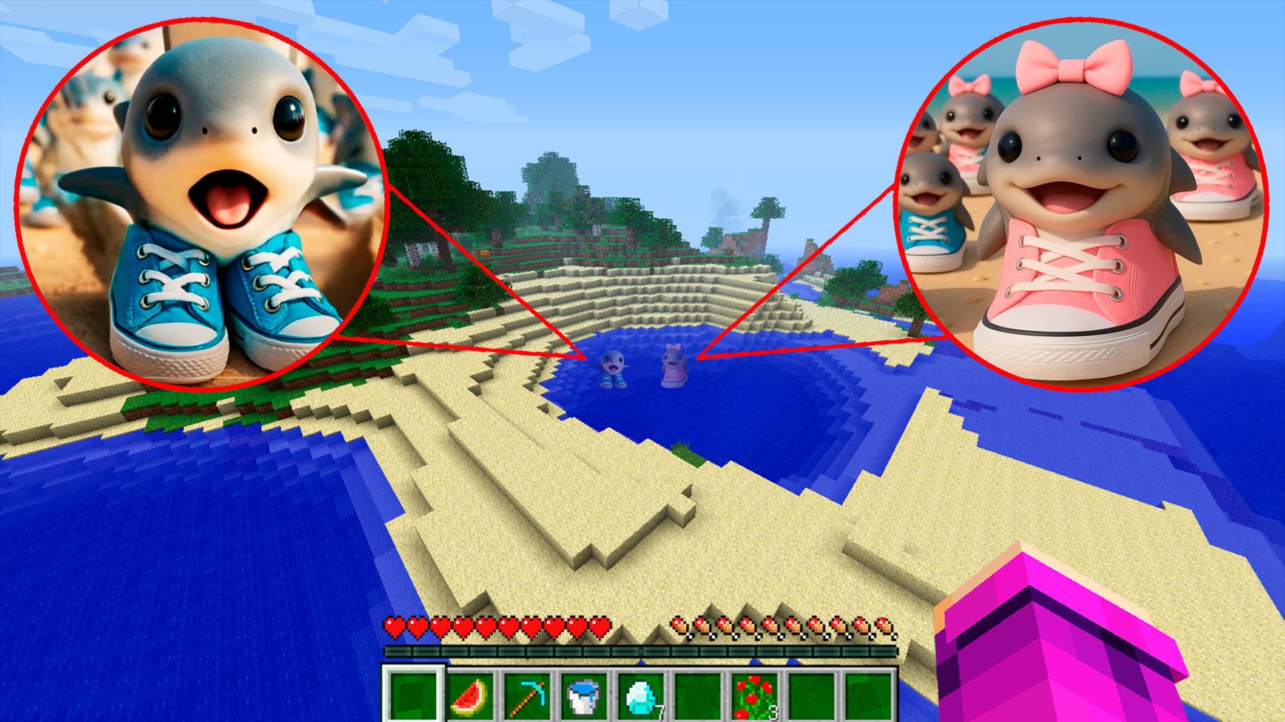 Я НАШЁЛ БЕЙБИ ТРАЛАЛЕЛО ТРАЛАЛА МЕМ В МАЙНКРАФТ БРЕЙНРОТ ЖИВОТНЫЕ смотреть онлайн