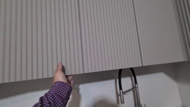 Светло серые Фасады кухня #