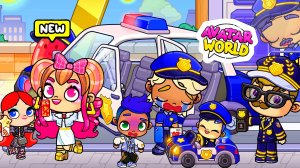 КРУТЫЕ КОПЫ Avatar World 🌎 и раскрываемость преступлений уже не НУЛЬ 🤣 / 💕ОБНОВЛЕНИЕ💕