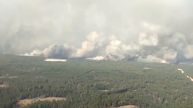 Пожар в Костанайской области/МЧС РК смотреть онлайн