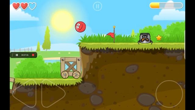 Несносный красный шар против Боса. Зелёные холмы. Redball 4. смотреть онлайн