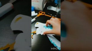 туториал на дракона из бумаги на руку#идея не моя