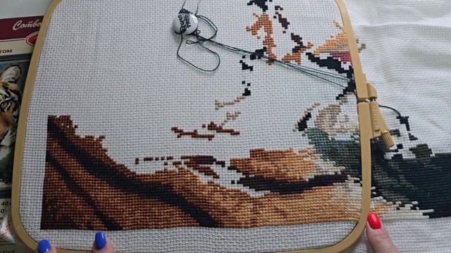 016. Вышивальные итоги за март.