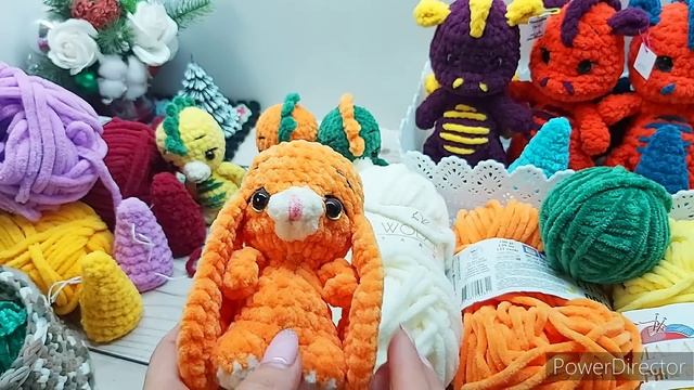 Последний вязовлог за 2023 год 40 готовых работ Много драконов и динозавров Вязовлог #43 смотреть онлайн