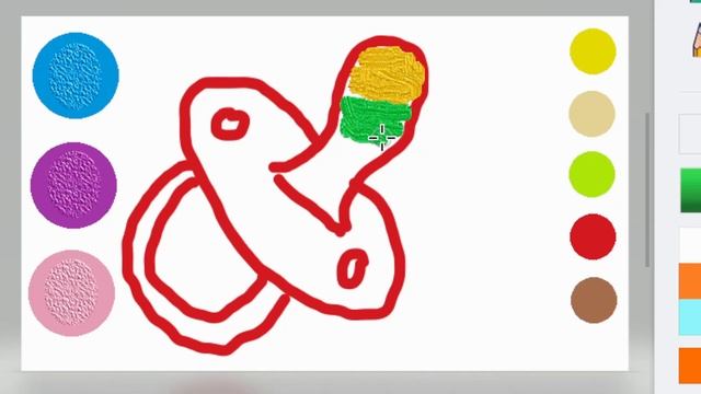 how to draw a pacifier drawings for beginners. как нарисовать соску рисунки для начинающих смотреть онлайн