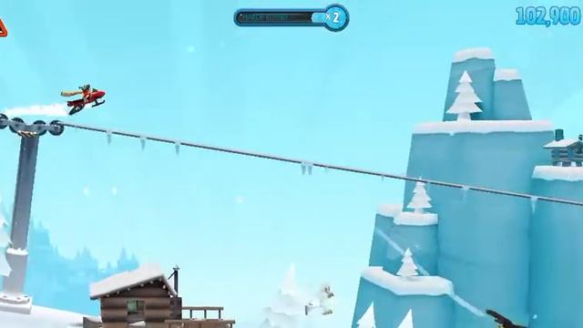 Как быстрей ездить в (Ski Safari 2)🥶🏂