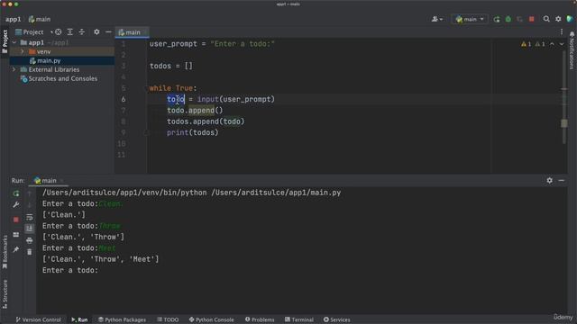 4. Storing User Input Repeatedly смотреть онлайн