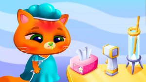 Суровый КОТИК БУБУ и МИМИ #10. Бубу простудился. Игра Bubbu & Mimmi World на Игрули TV
