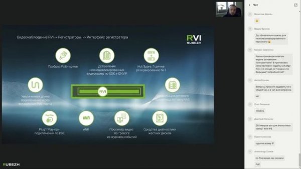 Вебинар. "Видеорегистраторы RVi 1-й серии.  Модельный ряд, функционал, кейсы"