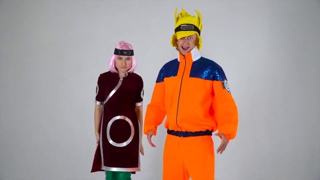 Костюм Наруто Узумаки и Наруто Сакура