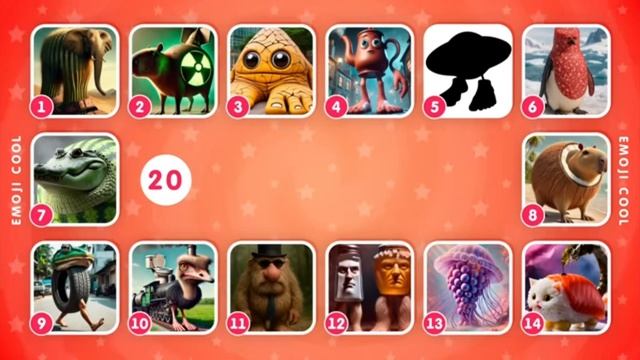 Угадай мем по звуку, эмодзи и тени смотреть онлайн