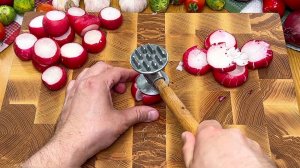 МАРИНОВАННАЯ РЕДИСКА. САЛАТ ИЗ РЕДИСКИ. БИТЫЙ РЕДИС