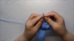 Красивые следки спицами  МК 12