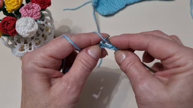 Вяжем идеально ровную резинку спицами смотреть онлайн