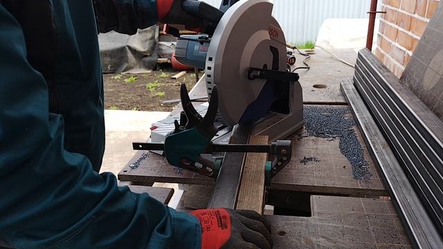 Bosch GCD 12 JL. Запил нереально острых углов на отрезной машине по металлу