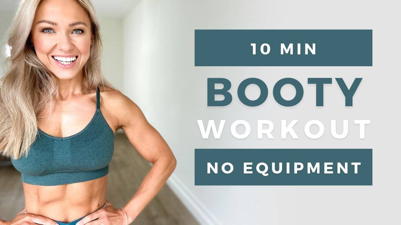 Caroline Girvan - 10 MIN BOOTY WORKOUT at Home | Glute Activation | No Equipment смотреть онлайн