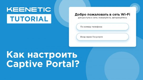 Используем сервис Captive Portal