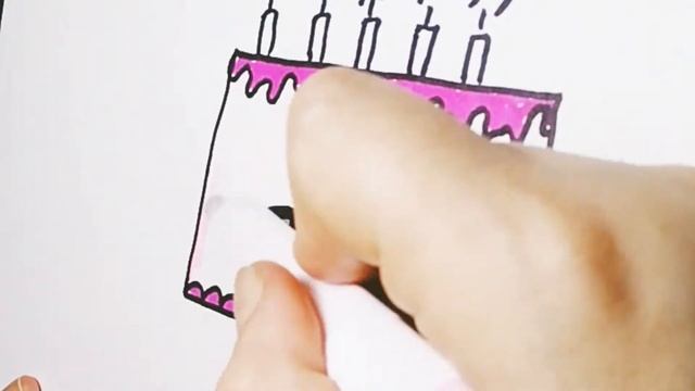 Как нарисовать милый тортик Рисуем вместе #diy #какнарисовать #тортик смотреть онлайн