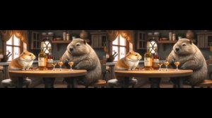 песня сидим с бобром за столом